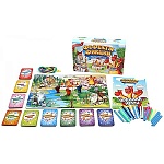 Игра настольная " Dojoy " Фефекты фикции, состав: игровое поле, 3 игровых фигурки богатырей, 120 карточек с заданиями, 20 счетных палочек, 3 шнурка, 2 пакета для карточек, 1 игровой кубик, правила игры, картонная упаковка 23,5*16*5см, от 4лет