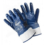 Перчатки нитриловые Стойкость к загрязнениям: Монолит, размер XL, манжета-крага, хлопок+полиэстер, в упаковке " Fiberon "