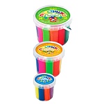 Тесто для лепки " Lori " Пластишка Набор №3 12цв в большой пластиковой банке с крышкой