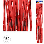 Дождик " KWELT "  9,5*150см красный, пакет, европодвес