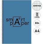 Тетрадь спираль А4 80л клетка " Эксмо " Smart paper.No1, офсет, 1 дизайн в коробке