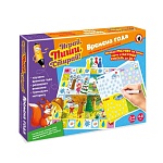 Игра настольная " Русский стиль " Пиши-стирай. Времена года, состав: игровое поле, 4 ламинированные карточки, маркер на водной основе, 4 фишки, кубик, правила игры, картонная упаковка 31,5*22,5*2,5см