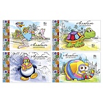 Альбом А4 20л " ПЗБМ " Где я живу? (ассорти), на скобе, обложка- ламинированный картон, УФ-лак, блок- офсет 100г/м2, 4 дизайна