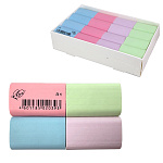 Ластик " Луч " Л1 35*22*10мм, пастельный, ассорти