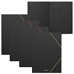 Папка на резинках " Erich Krause " А4 Matt Accent ассорти, пластик 0,5мм, текстура поверхности - песок