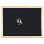 Доска меловая " Attomex " 90*60см, деревянная рамка, термоусадочная пленка