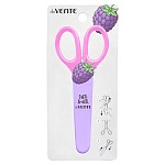 Ножницы детские " deVente " Tutti-Frutti. Blackberry, 13,5см, металлические, пластиковые ручки, защитный футляр с каучуковым декоративным элементом, картонный блистер, европодвес