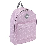 Рюкзак " Erich Krause " 29*39*13см EasyLine 17L Dots in Rose, 1 отделение, карман на молнии, регулируемые лямки, ручка-петля