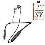 Наушники " Borofone " BE52 Ear, черные, внутриканальные, беспроводные, Bluetooth, кнопка ответа, регулятор громкости