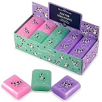 Ластик " Bruno Visconti " HappyGraphix Pastel 33*38*16мм, ассорти, 4 цвета, картонный дисплей