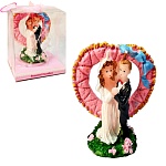 Свеча для торта " KWELT " Влюбленные, 8*8,5*3,5см, пластиковая упаковка