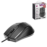 Мышь " Defender " MB-530 Hit проводная оптическая, 3 кнопки, черная, 1000 DPI, кабель USB 1.5м