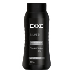 Гель для душа мужской 400мл " Exxe " 2в1 Silver, Экстрасвежесть
