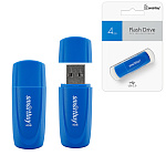 Флеш-диск " SmartBuy " 4GB Scout синий USB 2.0, пластик