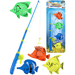 Игровой набор " Рыжий кот " Рыбка за рыбкой- 8, в наборе: 4 рыбки, 1 удочка, картонный блистер, европодвес, 20*55см