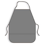 Накидка для труда " Пчелка " НФДТ-1 серый, 490*390мм, ткань