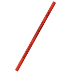 Карандаш " Koh-I-Noor " красный для письма на стекле, фарфоре, пластмассе и металле, смываемый, незаточенный