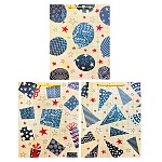 Пакет бумажный " KWELT " 31*40*12см Фигуры, ассорти (без возможности выбора дизайна), ламинированный