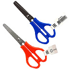 Ножницы детские " Attomex " 13,2см, пластиковые, ассорти, пластиковые кольца, пакет