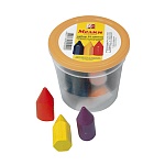 Мелки восковые " Луч " 15цв в стакане