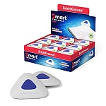 Ластик " Erich Krause " Smart Mini Triangle 37*35*9мм, с пластиковым держателем, европодвес