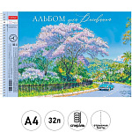 Альбом А4 32л спираль " Hatber " Нежные моменты (ассорти), обложка - мелованный картон, отрывные листы, 5 дизайнов в спайке