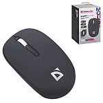Мышь " Defender " MM-396 Smart беспроводная оптическая, 3 кнопки, черная, 1600 DPI, USB (батарейки в комплекте)