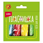 Тесто для лепки " Lori " Пластишка, 4цв по 30гр, в наборе: тесто для лепки, 4 баночек по 30г, картонная упаковка