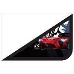 Папка " Пчелка " МАЛЫЙ ФОРМАТ А5-02 (230*190*50мм) молния сверху Night drive, с уголком, пластик