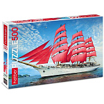 Пазлы " Hatber " 500элементов Алые паруса 33*48см, картонная упаковка
