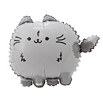 Шар фольгированный фигурный 26"/67см ПушМяу Кошка серая