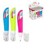 Корректирующая ручка " deVente " N-Ergo 7мл, металлический наконечник, быстросохнущая, цвет корпуса- ассорти, картонный дисплей