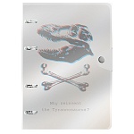 Тетрадь с пластиковой обложкой на кольцах на кнопке А5 120л клетка " Эксмо " Illusion. No 2, офсет, прорезь под ручку, скругленные углы, 1 дизайн в коробке