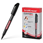 Маркер для CD/DVD " Erich Krause " Р-70 черный 1мм пулевидный наконечник перманентный