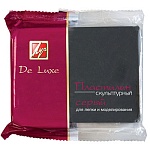 Пластилин " Луч " скульптурный Люкс 300г серый, твердый, не прилипает к рукам, не красится, держит форму, индивидуальная упаковка