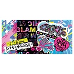 Конверт для денег " Мир открыток " 4-15 С Днем рождения! Роликовый конек, сердце, 168*83мм, без отделки