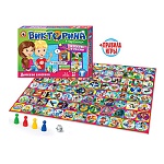 Игра викторина " Русский стиль " В гостях у сказки, состав: игровое поле 42*60см, 4 фишки, кубик, правила игры, 4-7лет, картонная упаковка 32*22*3см