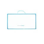 Доска маркерная " KWELT " пластик 19,5*14,5см, в комплекте: маркер со стирателем, цвет - голубой, на шнурке, пакет, европодвес