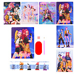 Картина алмазная " Mazari " 17,5*23,8см K-Pop, с частичным заполнением, состав набора: картонная основа, стразы, стилус, желеобразный клей, лоток, ассорти - 6 дизайнов, пакет