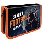 Пенал " Пчелка " ПО-401 1 отделение 130*200*30мм Крутой мяч, бархатное покрытие soft-touch