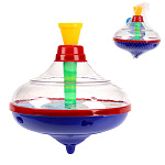 Юла " Рыжий кот " Картинки 14см, микс, пластик, сетка