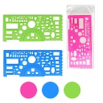 Линейка " KWELT " офицерская, 20см пластиковая, прозрачная