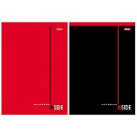 Блокнот А5 спираль 80л " Hatber " Inside, клетка, обложка - ламинированный картон, жесткая подложка, 2 дизайна