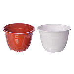 Кашпо " Милих " для цветов 2л, h=125мм; d=185мм, пластик