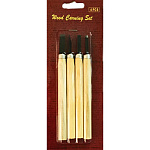 Набор резцов " KWELT " по дереву 4шт, блистер, европодвес