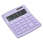 Калькулятор настольный 8 разрядов " deVente " DD-3308P, 105*127*21мм, двойное питание, пастельный сиреневый