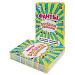Игра настольная " Рыжий кот " Фанты. Веселая компания, состав: 100 карточек, инструкция, картонная упаковка 2,2*16,4*11,4см