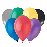 Шар латексный 12"/30см Кристалл, ассорти из 5-7 цветов