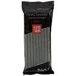 Пластилин " Изостудия " скульптурный 240г №5 серый, мягкий, индивидуальная упаковка