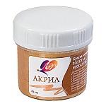 Краска акриловая " Луч " металлик 40мл золотая